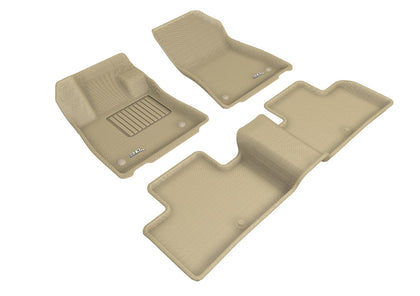 All Weather For 2019-2020 Infiniti QX50 Floor Mat Set Tan Kagu