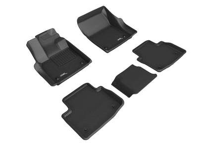 All Weather For 2019-2020 Jaguar I-Pace Floor Mat Set Black Kagu