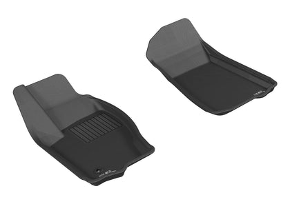 For 2006-2010 Jeep Commander Kagu Black All Weather Floor Mat Set