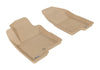 For 2007-2014 Jeep Compass Kagu Tan All Weather Front Floor Mat Set