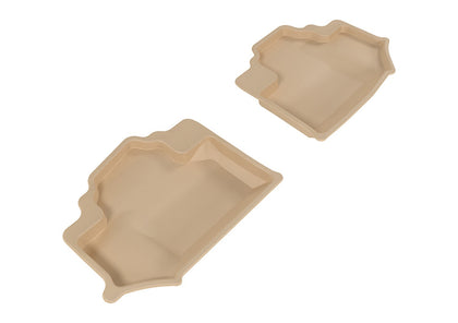 For 2014-2018 Jeep Wrangler Kagu Tan All Weather Rear Floor Mat Set