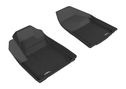 For 15-20 Jeep Cherokee Kagu Black All Weather Floor Mat Set