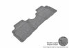 For 2010 Kia Soul Classic Gray All Weather Floor Mat 2nd Row