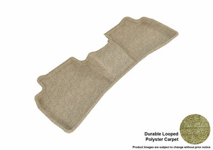For 10-13 Kia Forte Classic Tan All Weather Floor Mat 2nd Row