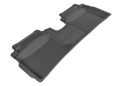 For 2014-2018 Kia Forte Kagu Black All Weather Rear Floor Mat