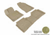 For 2011-2015 Kia Optima Tan Carpet Front and Rear All Weather Floor Mat Set