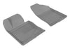 All Weather For 2011-2015 Kia Optima Floor Mat Set Gray Front Kagu