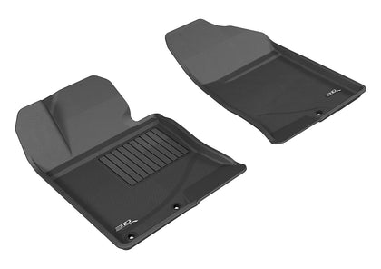 For 11-15 Kia Optima Kagu Black All Weather Floor Mat Set