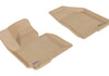 All Weather For 2014-2016 Kia Hyundai Floor Mat Set Tan Front Kagu