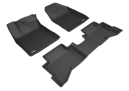 All Weather For 2017-2019 Kia Niro Floor Mat Set Black Kagu