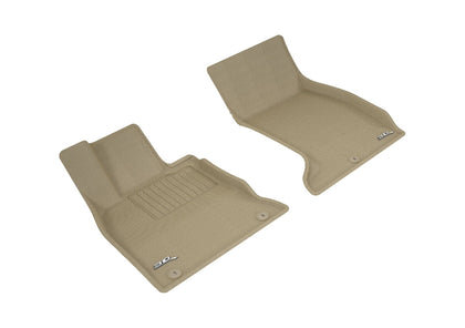 For 2018-2020 Kia Stinger Kagu Tan All Weather Floor Mat Set