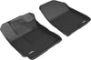 For 2019-2019 Kia Forte Front Kagu Black All Weather Floor Mat Set