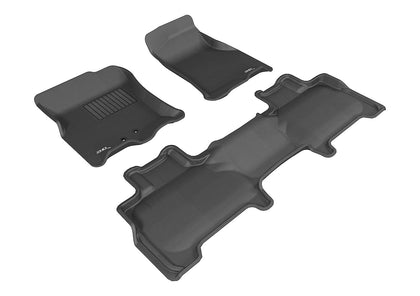 All Weather For 2011-2017 Lincoln Navigator Floor Mat Set Black Kagu