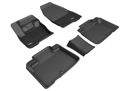 For 2016-2020 Lincoln MKX Nautilus Kagu Black All Weather Floor Mat Set 4pc.