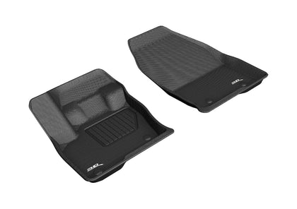 For 2016-2020 Lincoln MKX Nautilus Front Kagu Black All Weather Floor Mat 2pc.