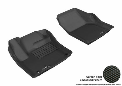 For 12-20 Land Rover Range Rover Evoque Kagu Black All Weather Floor Mat Set