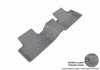 For 2012-2013 Land Rover Range Rover Evoque Floor Mat Set Gray Rear Classic
