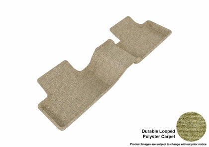 For 12-16 Land Rover Range Rover Evoque Classic Tan All Weather Rear Floor Mat
