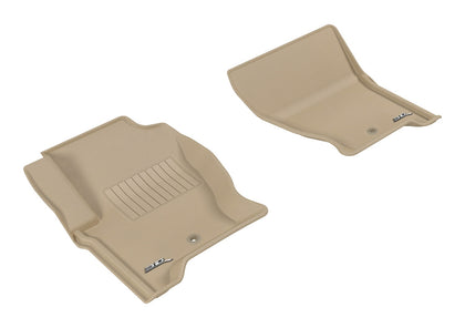 For 2008-2016 Land Rover LR4 Range Rover Sport Floor Mat Set Tan Front Kagu