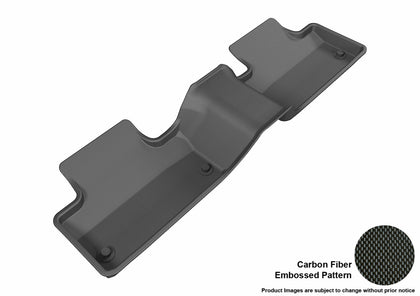 For 14-19 Land Rover Range Rover Evoque Kagu Black All Weather Rear Floor Mat