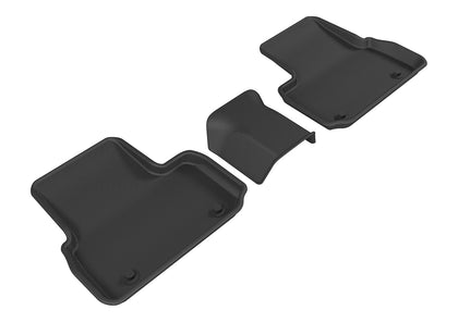 For 2015-2019 Land Rover Discovery Sport Floor Mat Set Black Rear Kagu