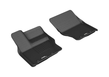 For 17-18 LAND ROVER DISCOVERY KAGU Carbon Pattern BLACK All Weather Floor Mat