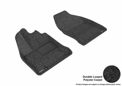 For 2012-2017 Lexus CT200h Black Carpet Front All Weather Floor Mat Set