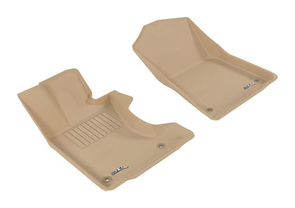 For 2013-2019 Lexus GS350 Kagu Tan All Weather Front Floor Mat Set