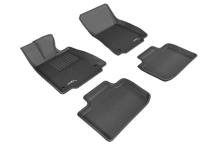 For 2014-2020 Lexus IS250 Kagu Carbon Pattern Black All Weather Floor Mat