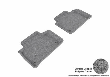 All Weather For 2007-2012 Lexus LS460 Floor Mat Set Gray Rear Classic