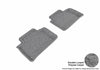 All Weather For 2007-2012 Lexus LS460 Floor Mat Set Gray Rear Classic