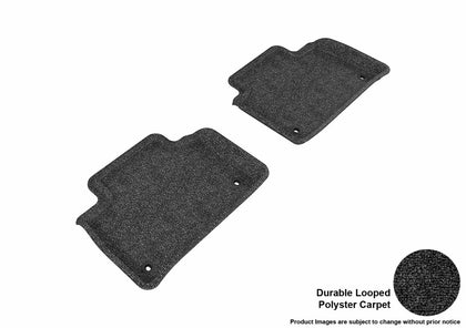For 07-13 Lexus LS460 Classic Black All Weather Floor Mat Set