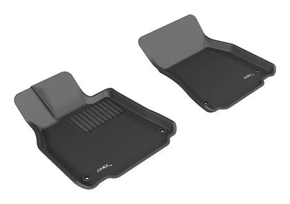 For 2007-2012 Lexus LS460 Kagu Carbon Pattern Black All Weather Floor Mat