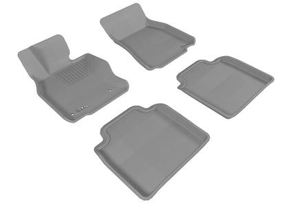 For 2009-2011 Lexus LS600h Kagu Gray All Weather Front and Rear Floor Mat Set