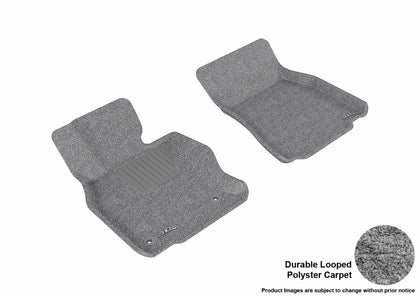 For 2009-2011 Lexus LS600h Gray Carpet Front All Weather Floor Mat Set