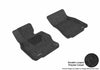 All Weather For 2008-2011 Lexus LS600h Floor Mat Set Black Front Classic