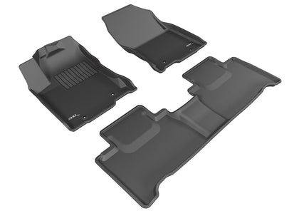 For 2015-2020 Lexus NX R1 R2 KAGU Carbon Pattern Black All Weather Floor Mat