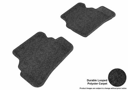 For 08-14 Mercedes C230 C250 C300 C350 Classic Black All Weather Floor Mat Set