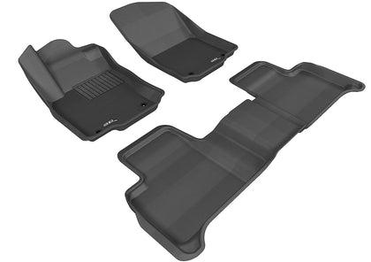 For 2012-2018 Mercedes-Benz Ml Gle Carbon Pattern Black All Weather Floor Mat