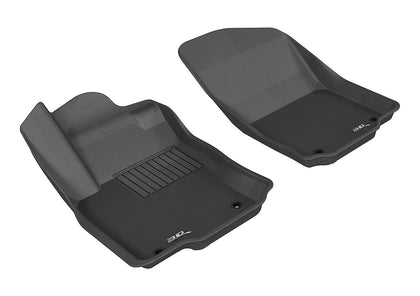 For 2012-2018 Mercedes-Benz R1 KAGU Carbon Pattern Black All Weather Floor Mat