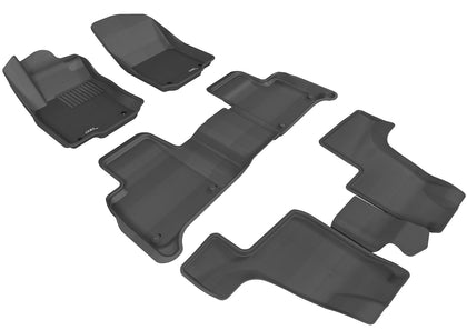 For 12-18 Mercedes GL450 GLS450 GL63 AMG GLS63 AMG GL350 All Weather Floor Mats