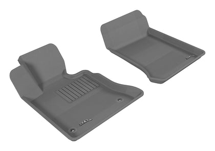 For 2009-2012 Mercedes Glk R1 KAGU Carbon Pattern Gray All Weather Floor Mat