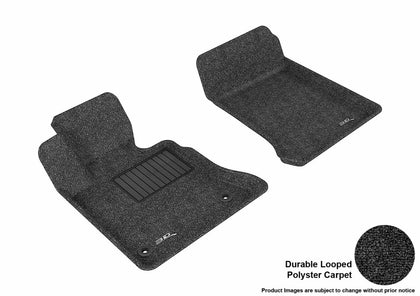 For 2010-2012 Mercedes Benz GLK350 Classic Black All Weather Floor Mat Set
