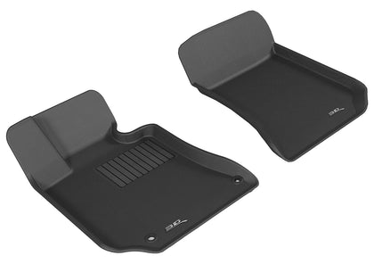 For 2010-2013 Mercedes-Benz E R1 KAGU Carbon Pattern Black All Weather Floor Mat