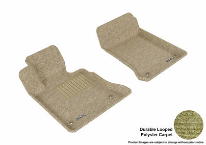For 2013-2015 Mercedes-Benz GLK350 GLK250 Floor Mat Set Tan Front Classic
