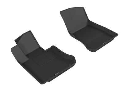 For 2017-2020 Mercedes-Benz GLC43 AMG Carbon Pattern Black All Weather Floor Mat