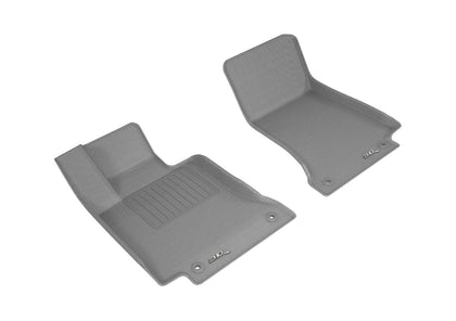 For 2015-2020 Mercedes-Benz C300 C400 C350 C250 Floor Mat Set Gray Front Kagu