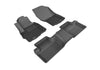 For 11-18 Mitsubishi Outlander Sport Carbon Pattern Black All Weather Floor Mat