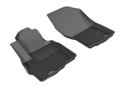 For 2011-2019 Mitsubishi R1 KAGU Carbon Pattern Black All Weather Floor Mat