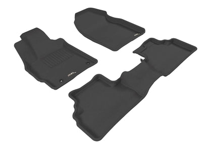 All Weather For 2007-2012 Mazda CX-7 Floor Mat Set Black Kagu